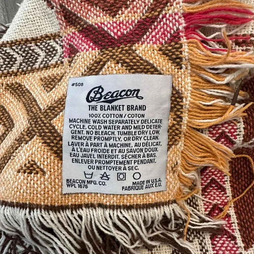 Vintage 1990s Disney The Lion King throw afghan blanket with Simba Nala graphic